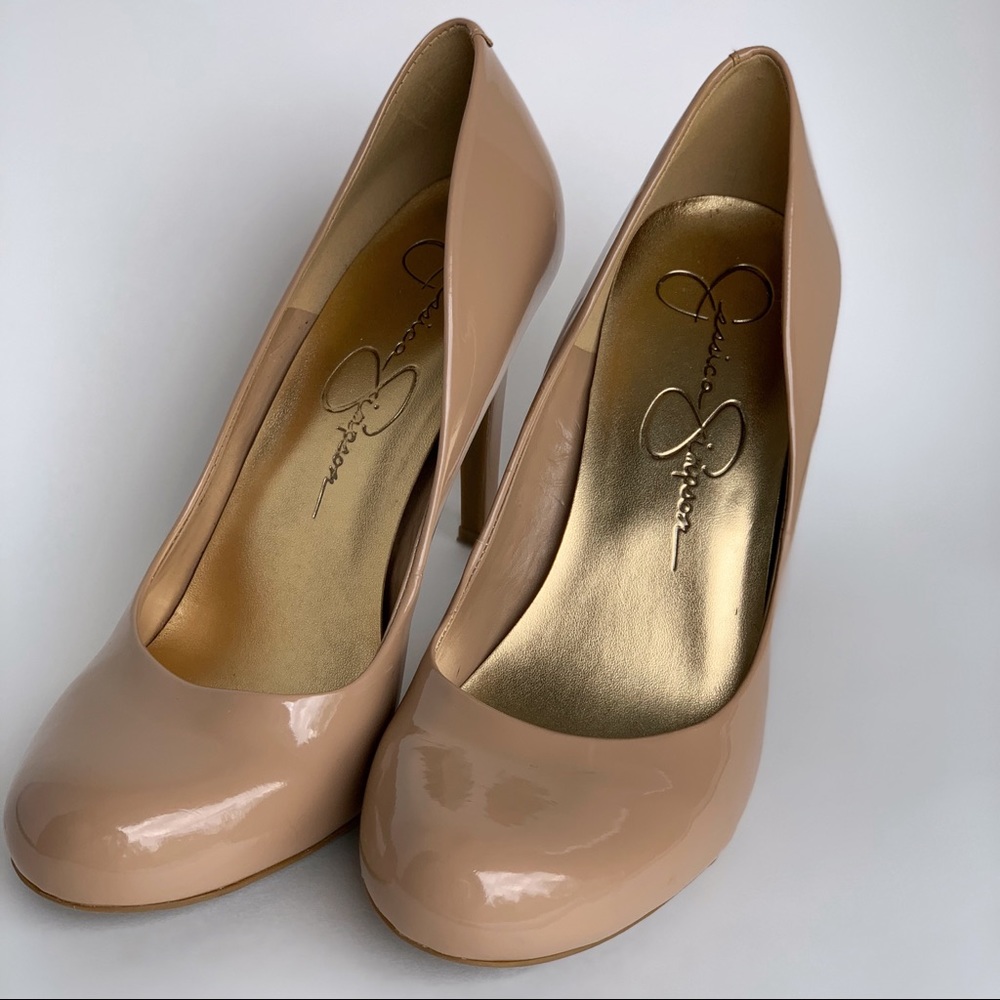 Jessica Simpson 9.5 Nude Pumps